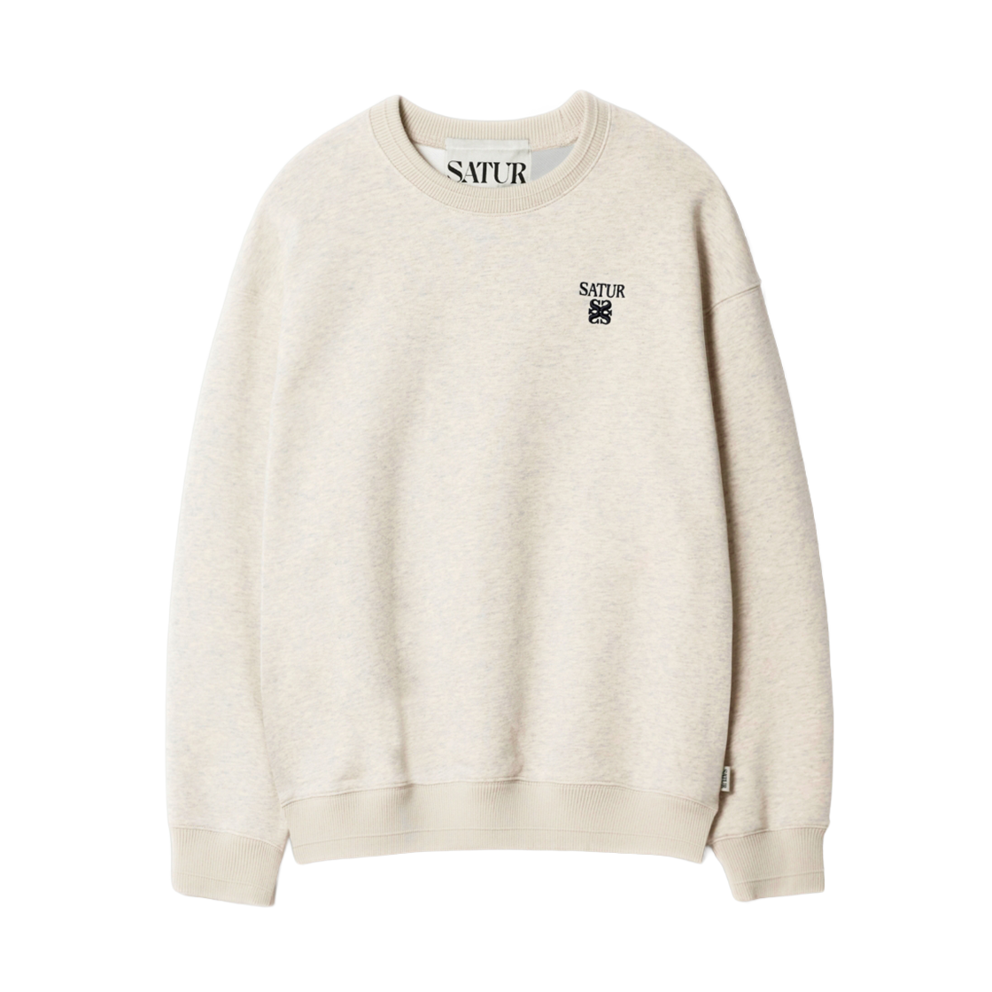 세터 로렌 스몰 로고 베이직 스웨트셔츠 오트밀
