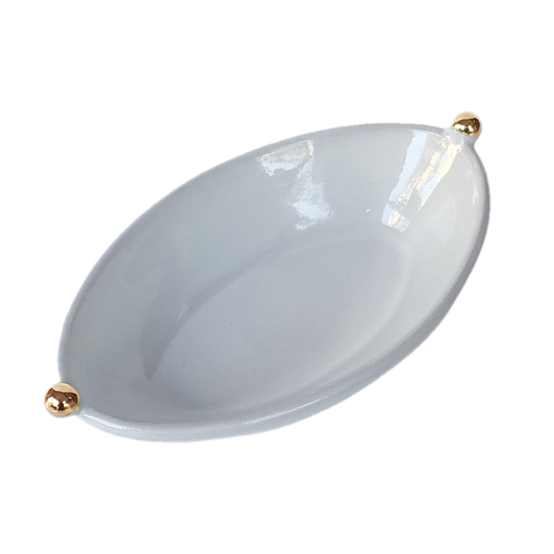 038 [3% 적립] Jungheejin creamic Double-Dot Bowl Small Dark grayish white