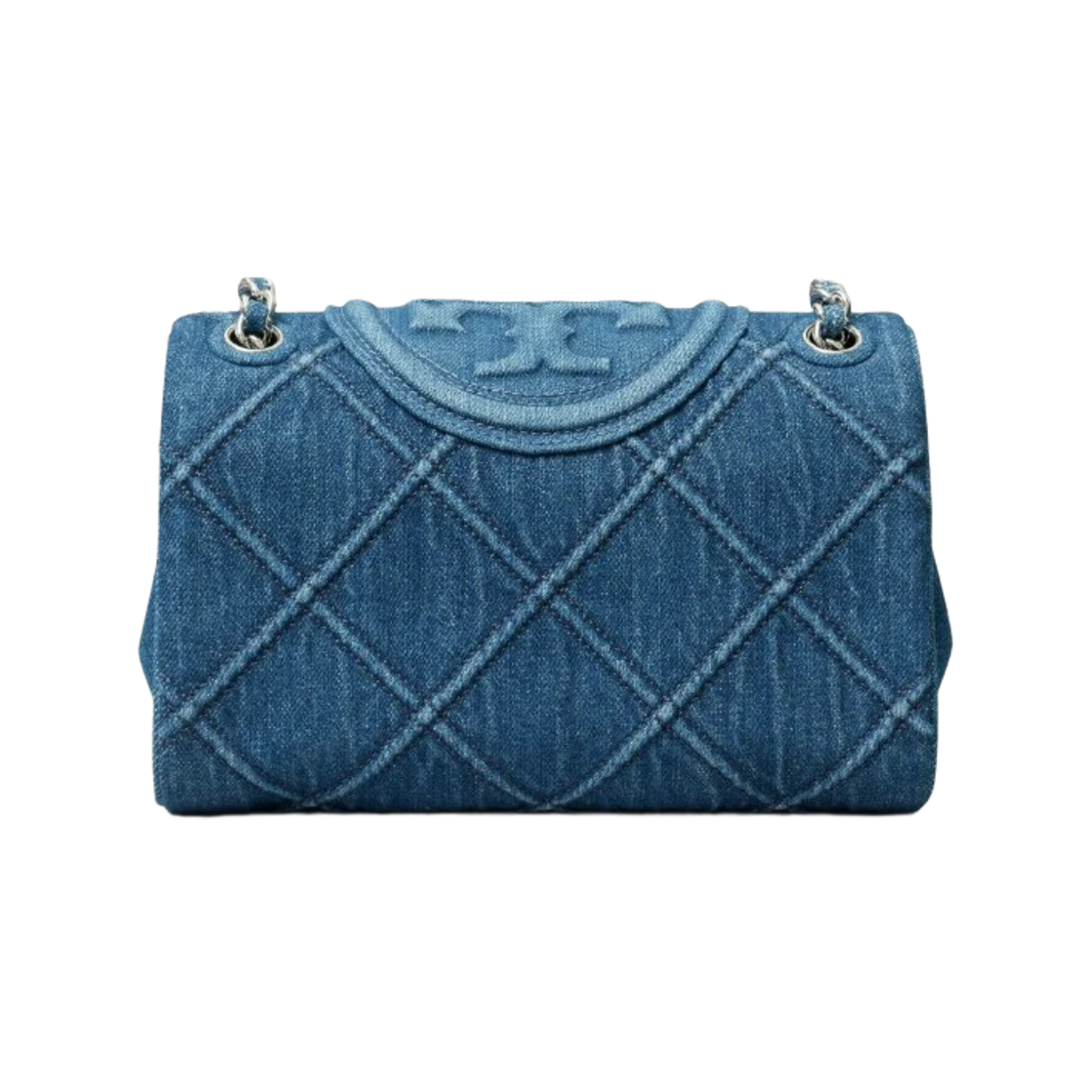 토리버치 플레밍 소프트 컨버터블 데님 숄더백 아줄(Tory Burch Fleming Soft Convertible Denim Shoulder Bag Azul) - 2