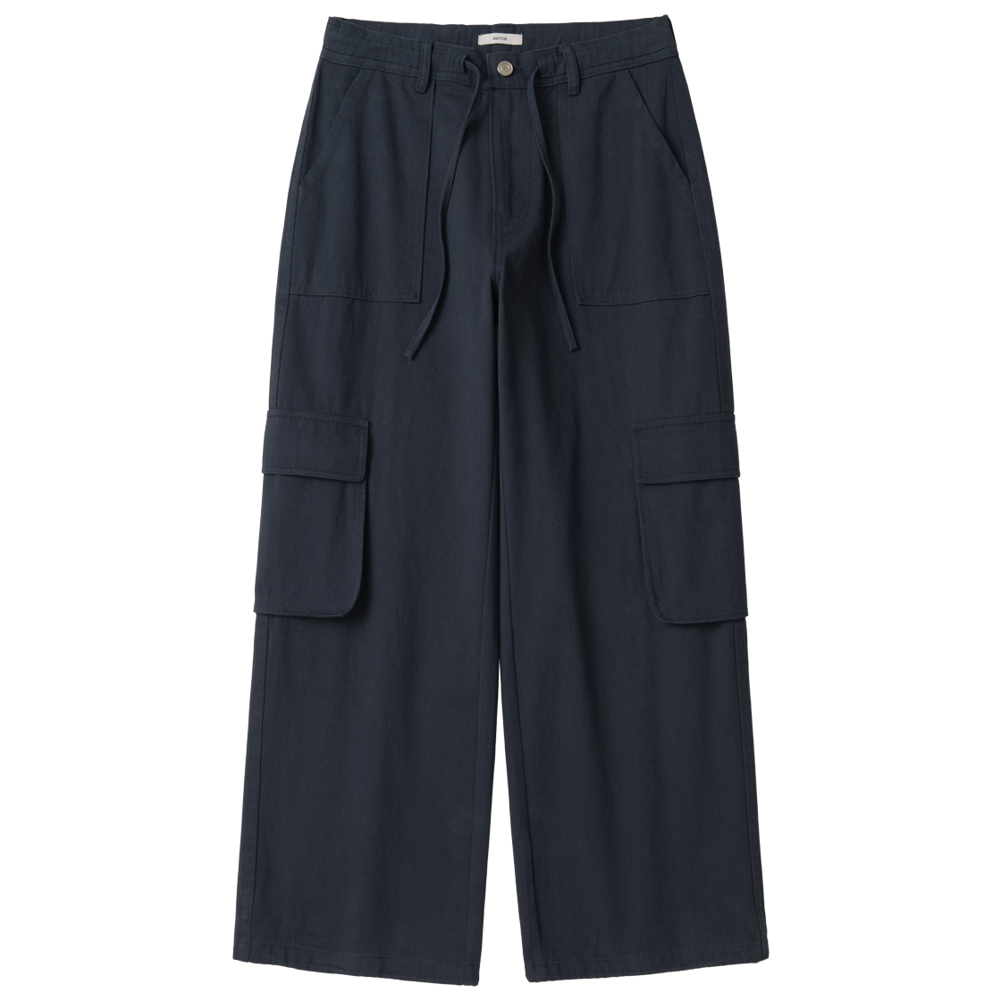 AT012NAV aetoa Washed Cargo Pants Navy