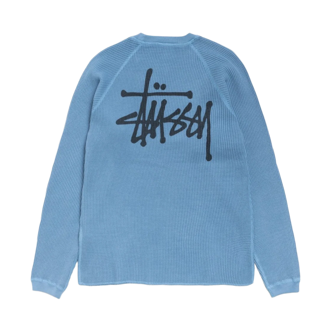 Stussy Stussy Raglan Thermal LS Crew Dust Blue · M