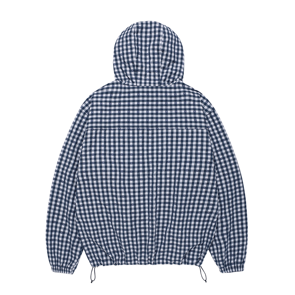 카비시 체크 윈드 브레이커 네이비(CAVISH Hooded Check Wind Breaker Navy) - 2