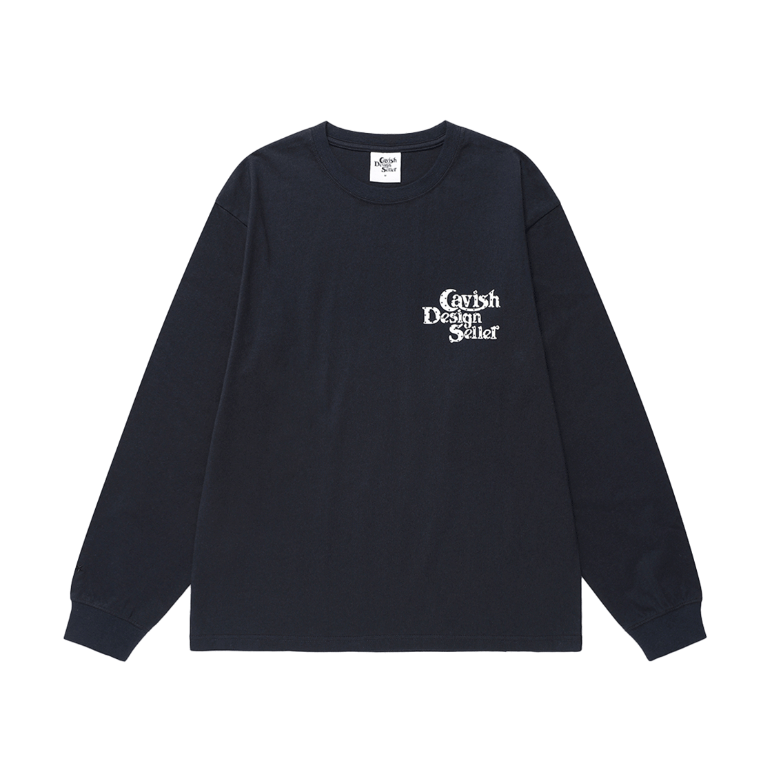 카비시 스타 셀러 로고 롱슬리브 티셔츠 네이비(CAVISH Star Seller Logo LS Tee Navy) - 2