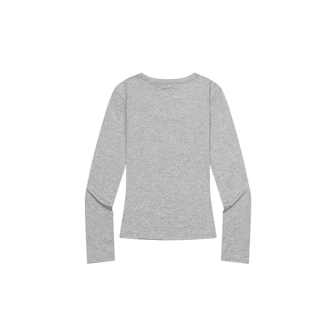 무센트 데이션 슬림핏 유넥 긴팔 티 (5컬러) 그레이(MUCENT Dacian Slim Fit U-Neck T (5Color) Gray) - 2