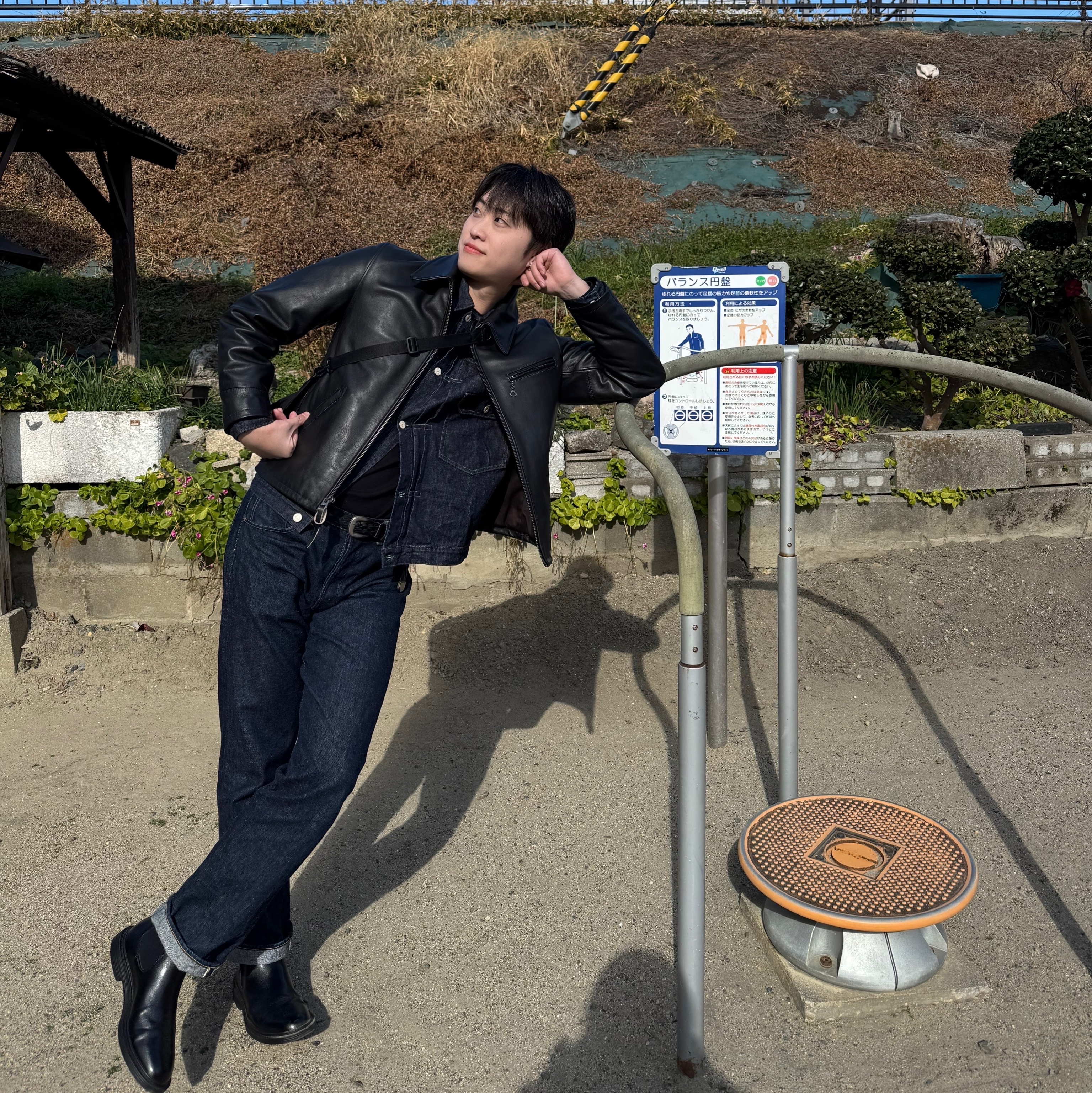 Fullcount 1341 1101 Dartford Straight Denim Indigo Blue, Warehouse & Co. Lot DD-1001XX Pants One Wash 착용 스타일 - 4