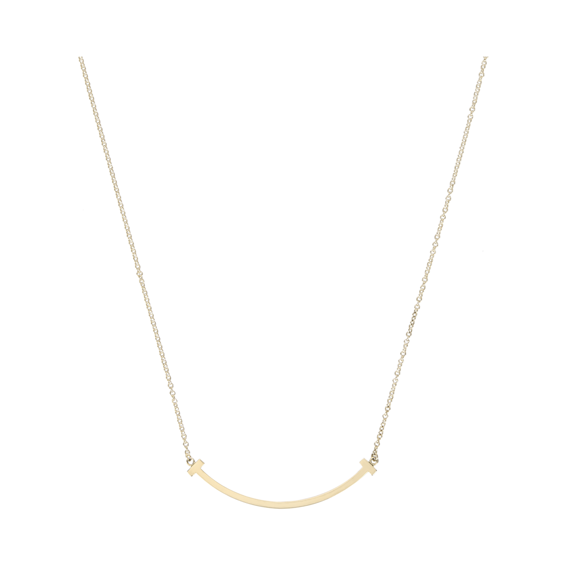 티파니 앤 코 티파니 T 스마일 펜던트 스몰 옐로우 골드(Tiffany & Co. Tiffany T Smile Pendant Small Yellow Gold)