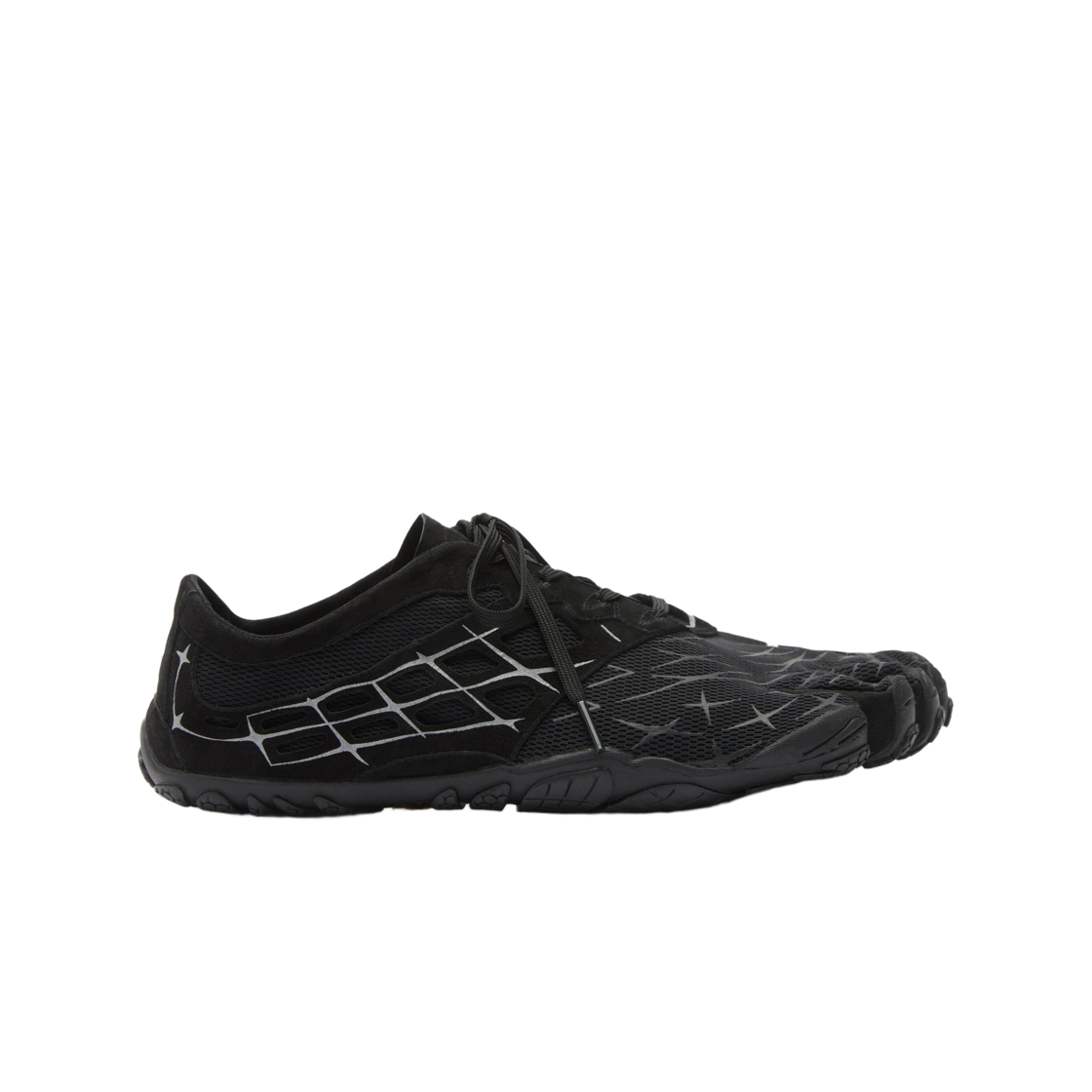 (W) 비브람 파이브핑거스 씨야 LS 에보 블랙 리플렉티브((W) Vibram Fivefingers Seeya LS Evo Black Reflective)