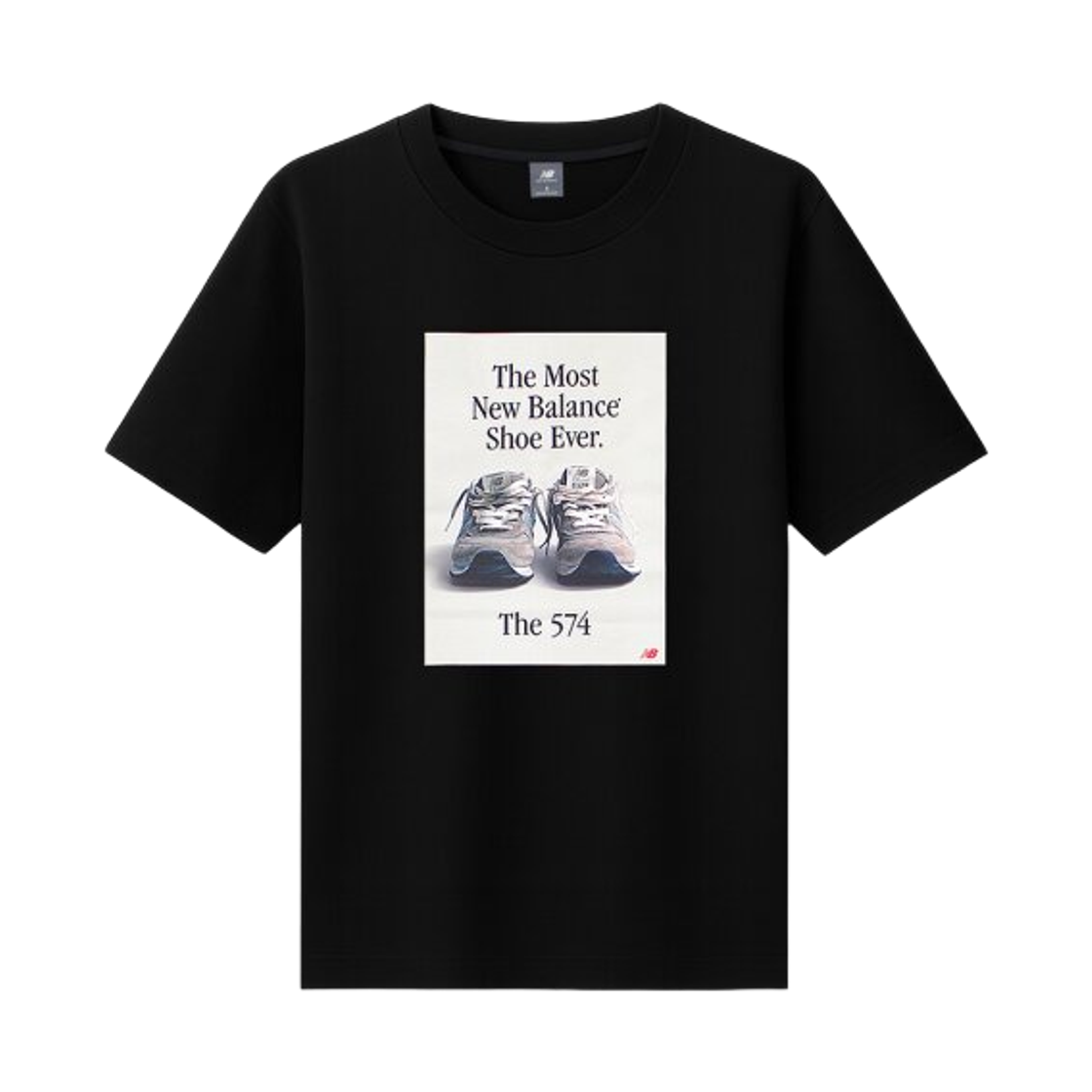 MT61B0WFBK New Balance 574 Ad T-Shirt Black