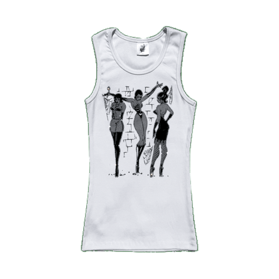 데들리 돌 보 탱크 화이트(Deadly Doll Vaux Tank White)