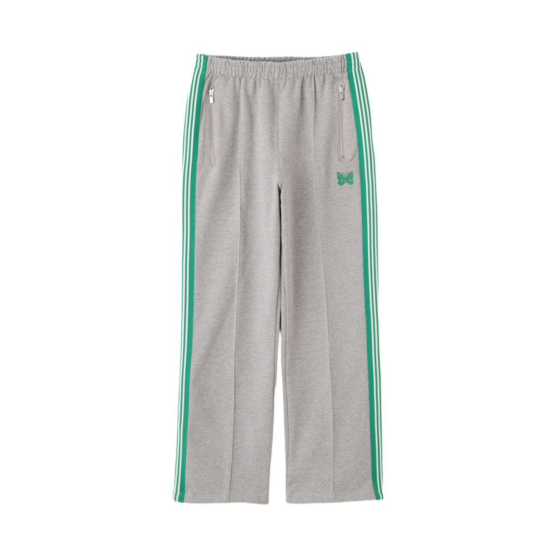 니들스 x LHP 트랙 팬츠 코튼 저지 그린