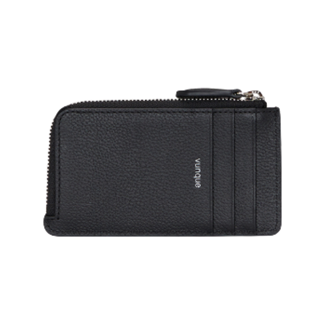 분크 맥파이 지퍼 카드지갑 블랙(vunque Magpie Zipper Card Wallet Black) - 2