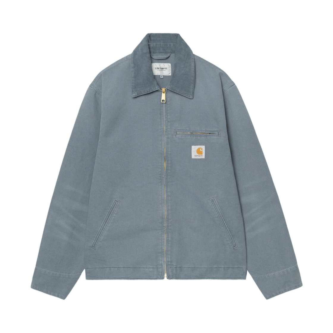I034819-3MC-4O Carhartt WIP Detroit Jacket Cozy Blue Stone Canvas