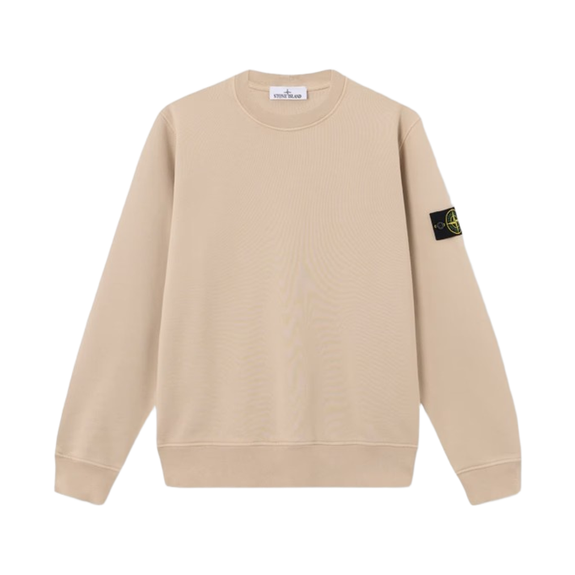 L1S1561000-60S0051-V009A Stone Island 6100060 Organic Cotton Fleece Regular Fit Crewneck Sweatshirt Desert - 26SS