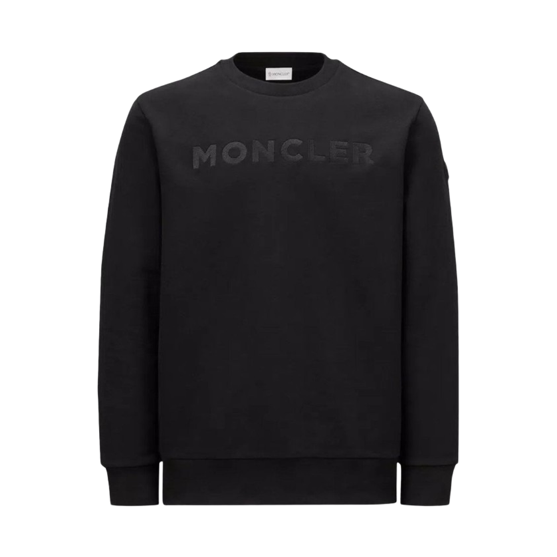 몽클레르 텍스트 로고 스웨트셔츠 블랙 - 24SS(Moncler Text Logo Sweatshirt Black - 24SS)