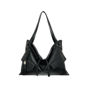 Matin Kim Wide Nemo Big Shoulder Bag In Black