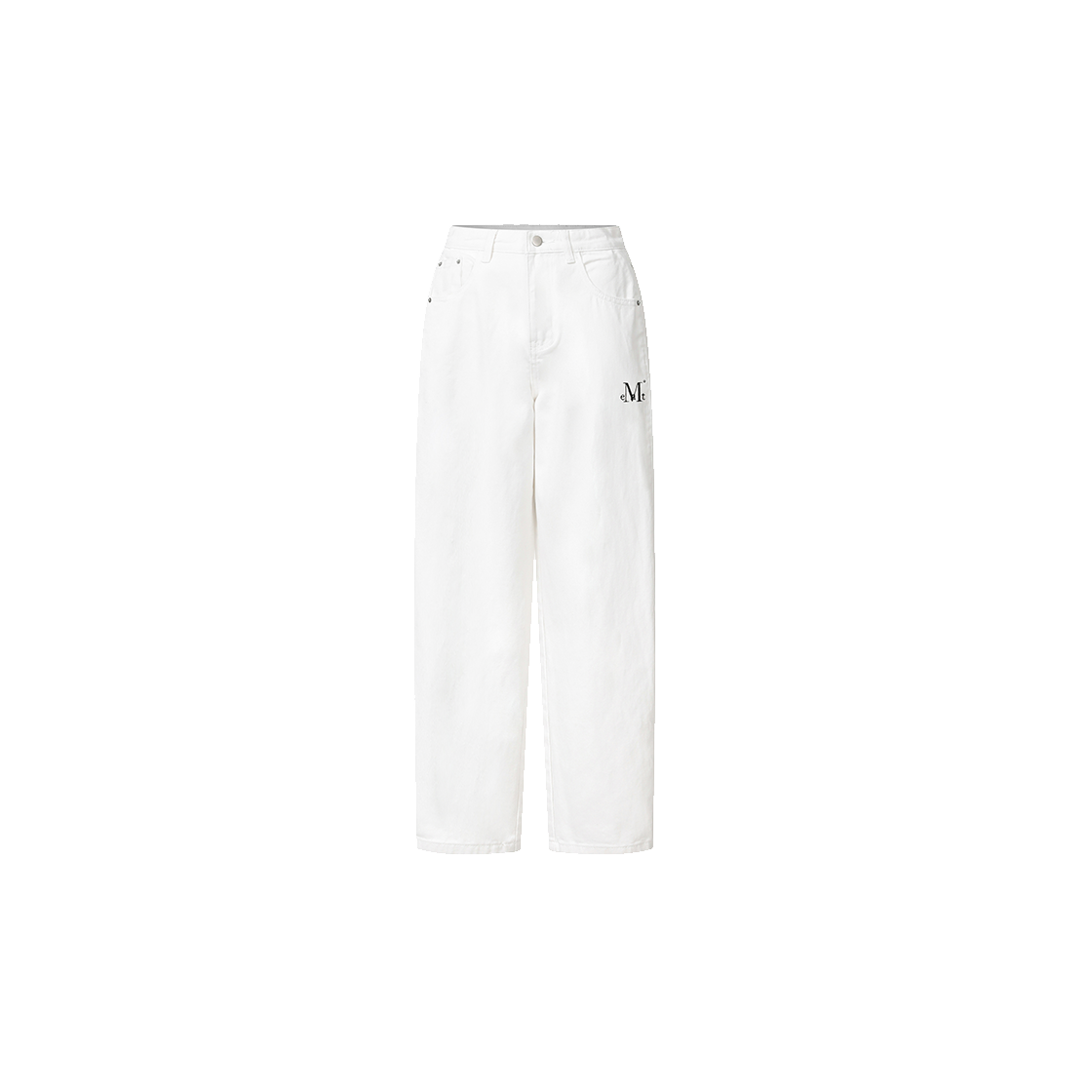 P0000BMG MUCENT Oneil Side Pintuck Wide Cotton Pants Unisex (4Color) White