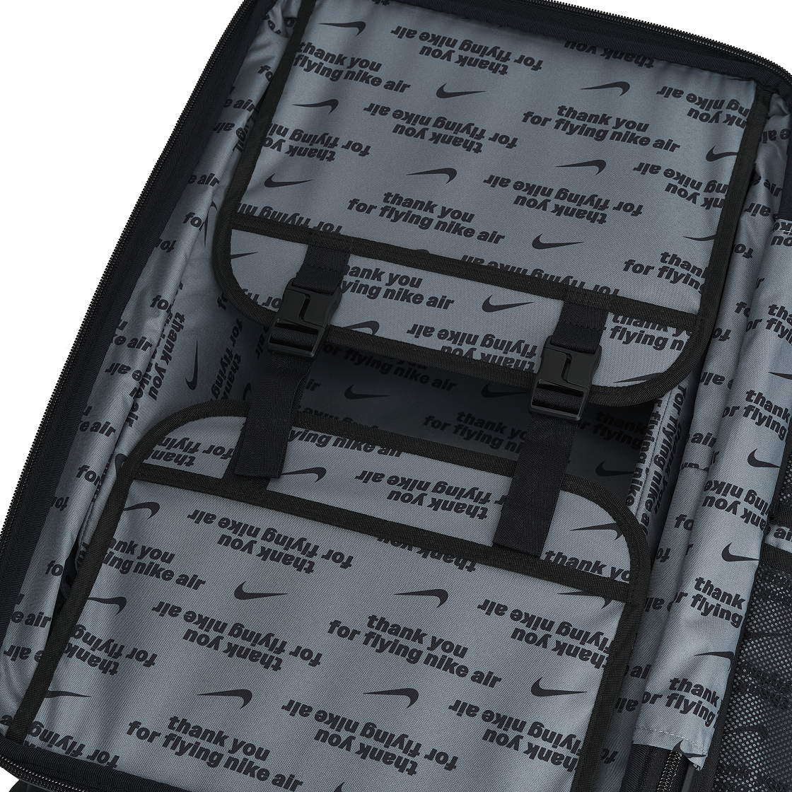 나이키 캐리온 러기지 하드쉘 52L 블랙(Nike Carry-On Luggage Hardshell 52L Black) - 6