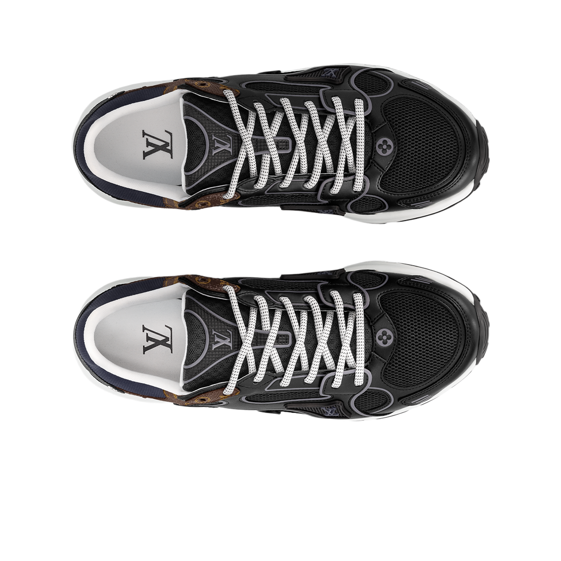 (W) 루이비통 LV 올림피아 스니커즈 블랙((W) Louis Vuitton LV Olympia Sneakers Black) - 2