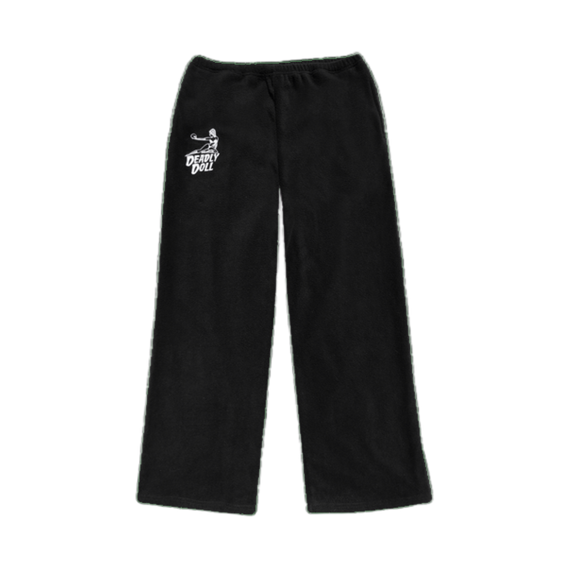 데들리 돌 플리스 팬츠 블랙(Deadly Doll Fleece Pants Black)