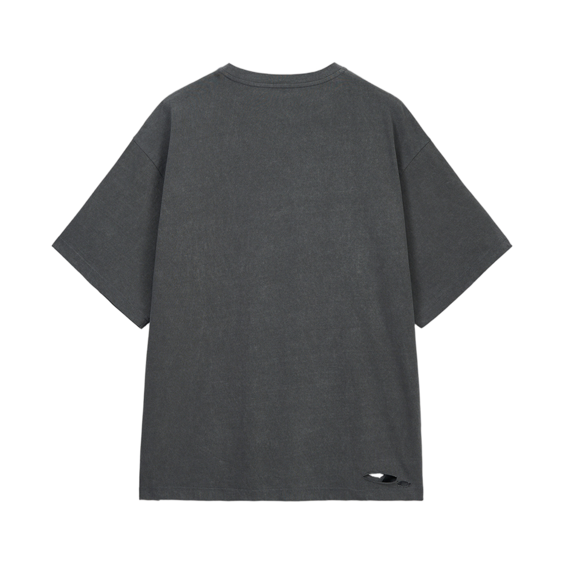 마뗑킴 디스트레스드 로고 탑 차콜(Matin Kim Distressed Logo Top In Charcoal) - 2