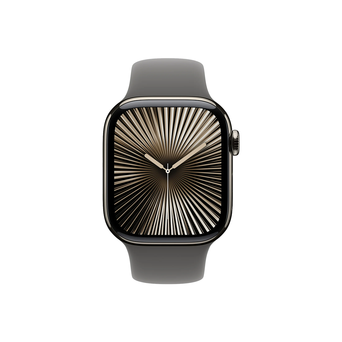 [S등급] 리퍼비시 애플워치 10 42mm 셀룰러 내추럴 티타늄 케이스 스포츠 밴드 스톤 그레이([S등급] Refurbished Apple Watch Series 10 42mm Cellular Natural Titanium Case with Sport Band Stone Grey) - 1