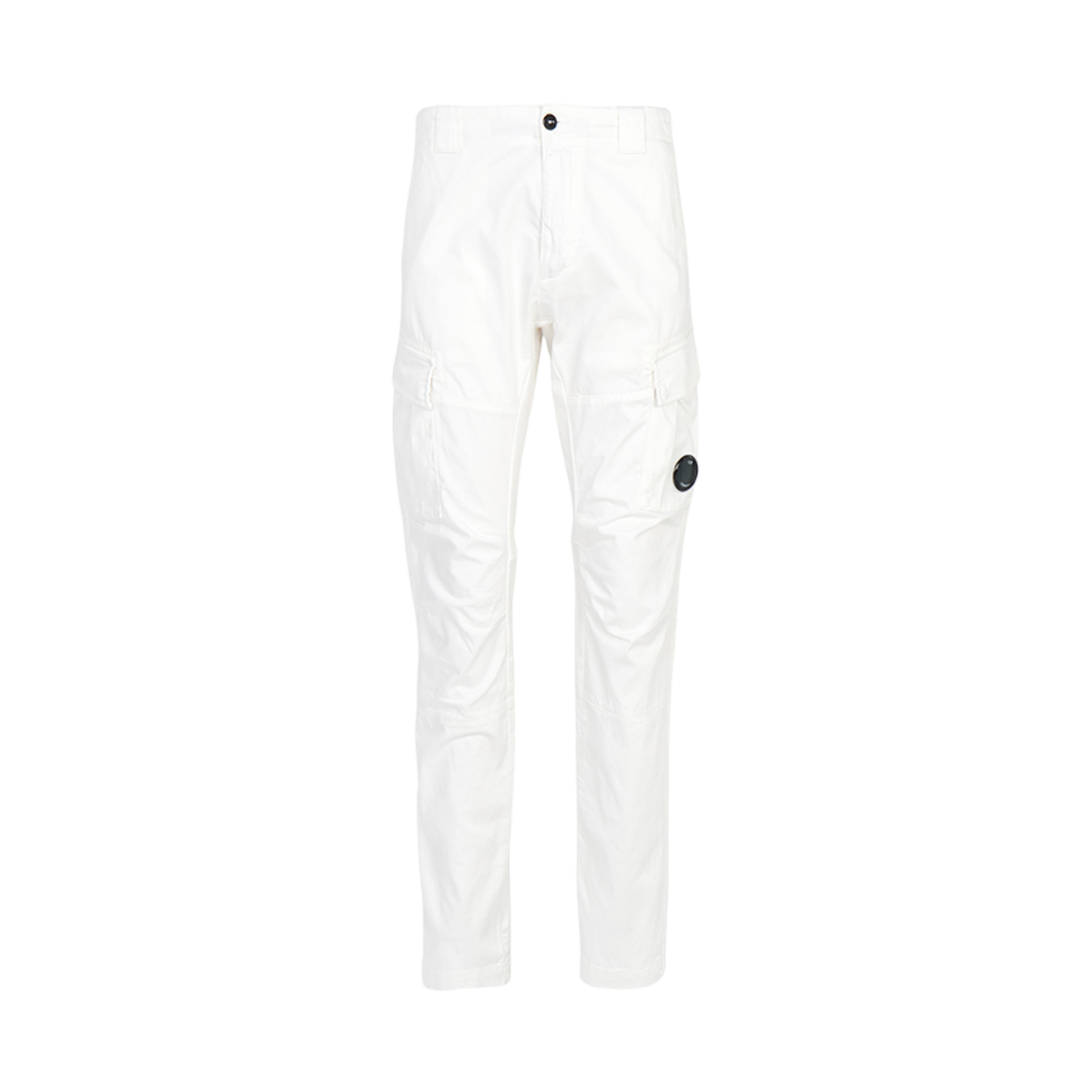 20CMPA743A005694G103 C.P. Company Stretch Sateen Ergonomic Lens Cargo Pants White - 26SS