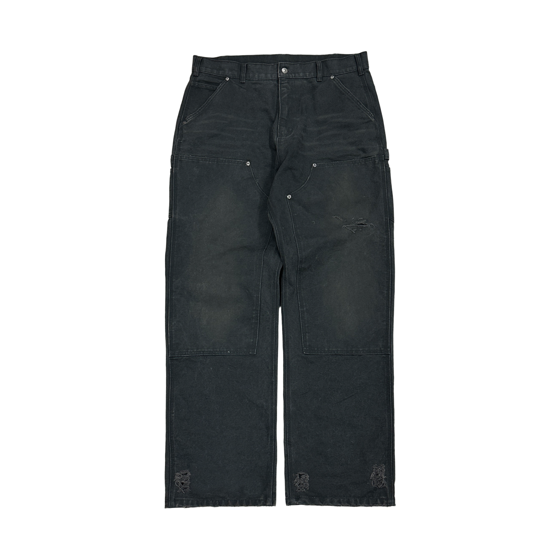 큐에이피 빈티지 더블니 워크팬츠 그라파이트(qualisartifexpereo VTG Double Knee Work Pants Graphite)
