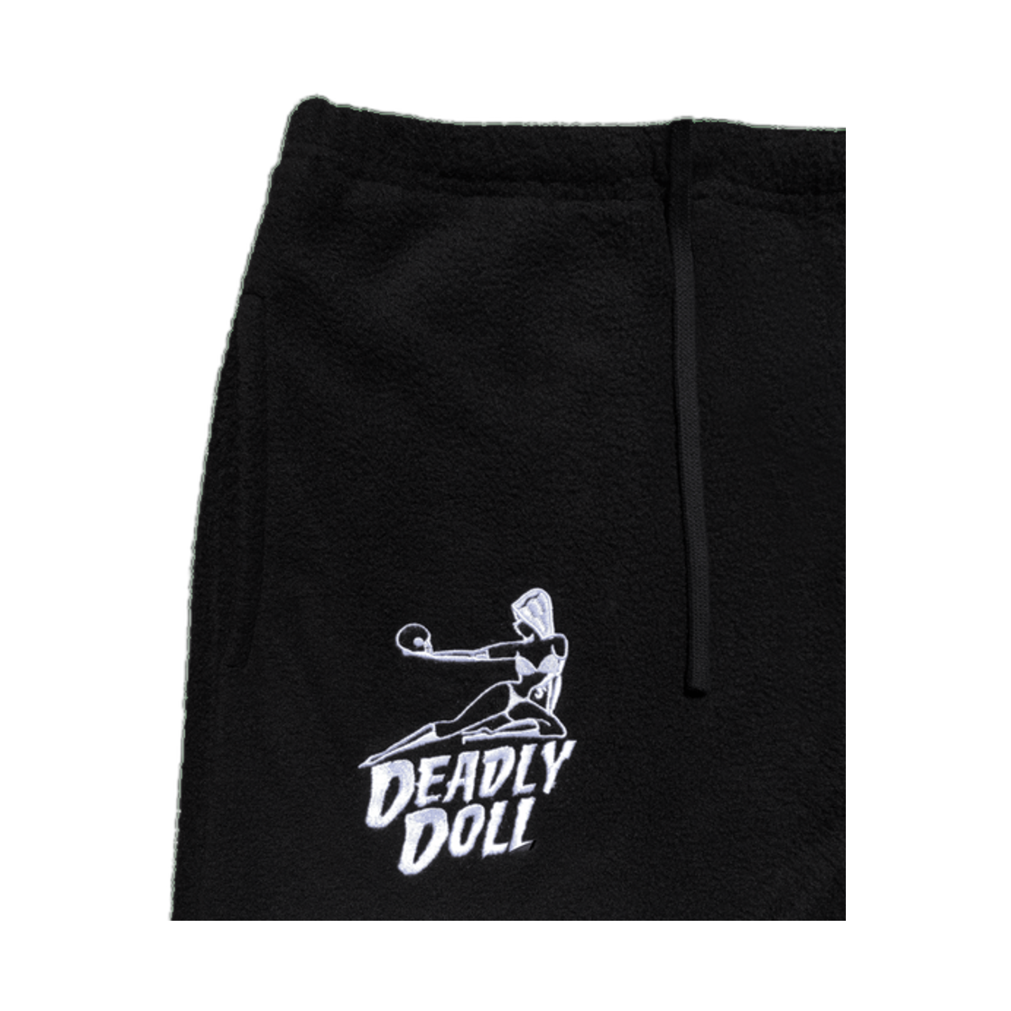 데들리 돌 플리스 팬츠 블랙(Deadly Doll Fleece Pants Black) - 2