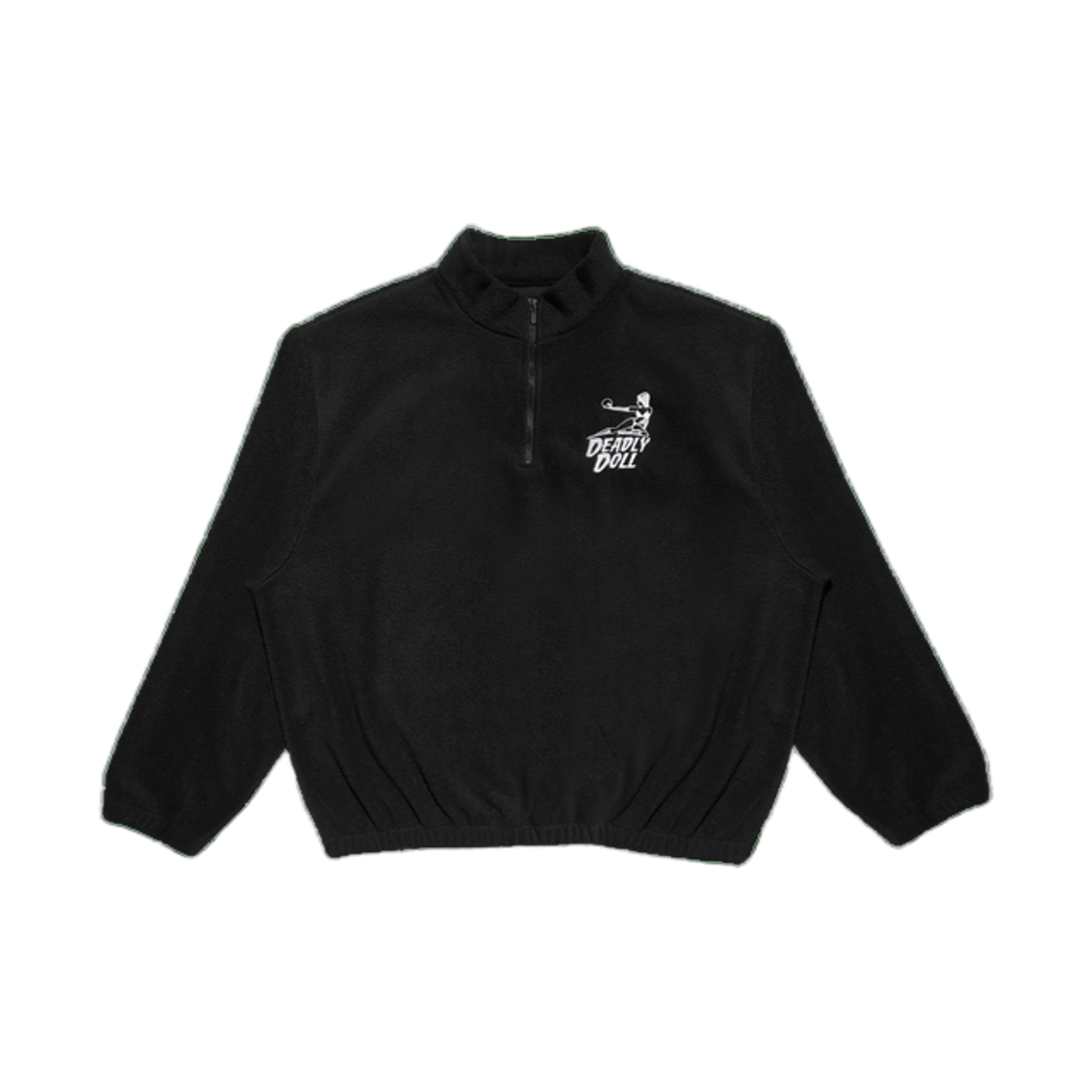 데들리 돌 플리스 집 블랙(Deadly Doll Fleece Zip Black)