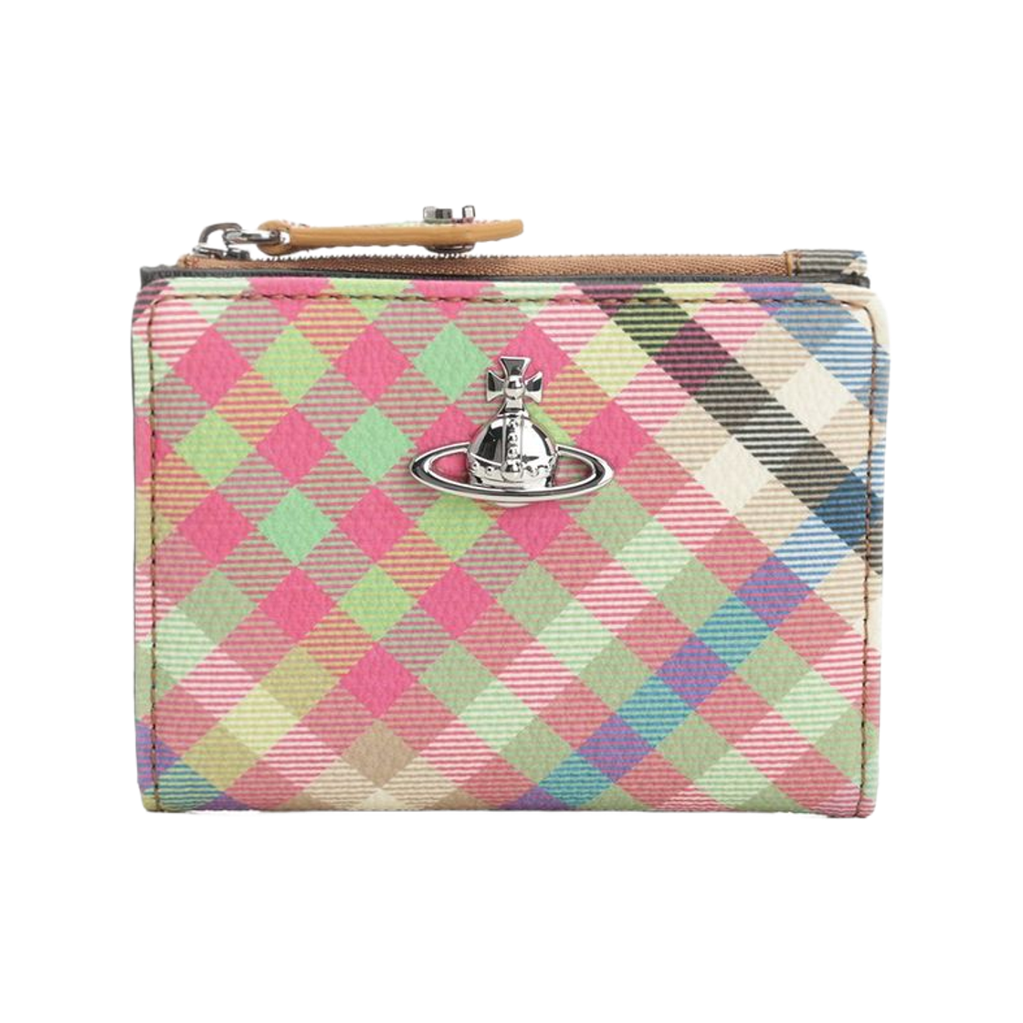 54020010W-S001S-O315 Vivienne Westwood Slim Flap Card Holder Multicolor