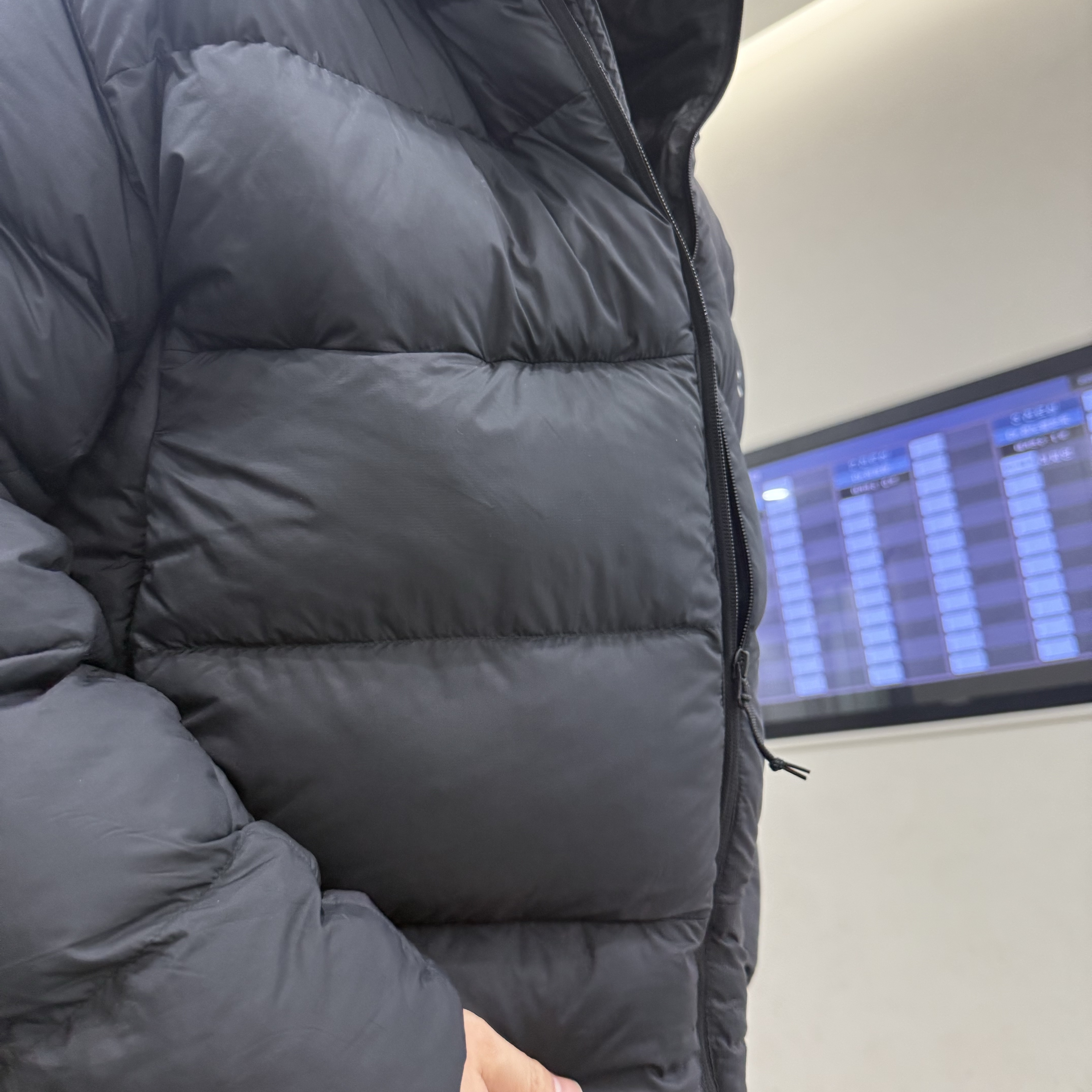 Nike ACG Therma-Fit ADV Lunar Lake Loose Hooded Jacket Black Summit White - Asia 착용 스타일