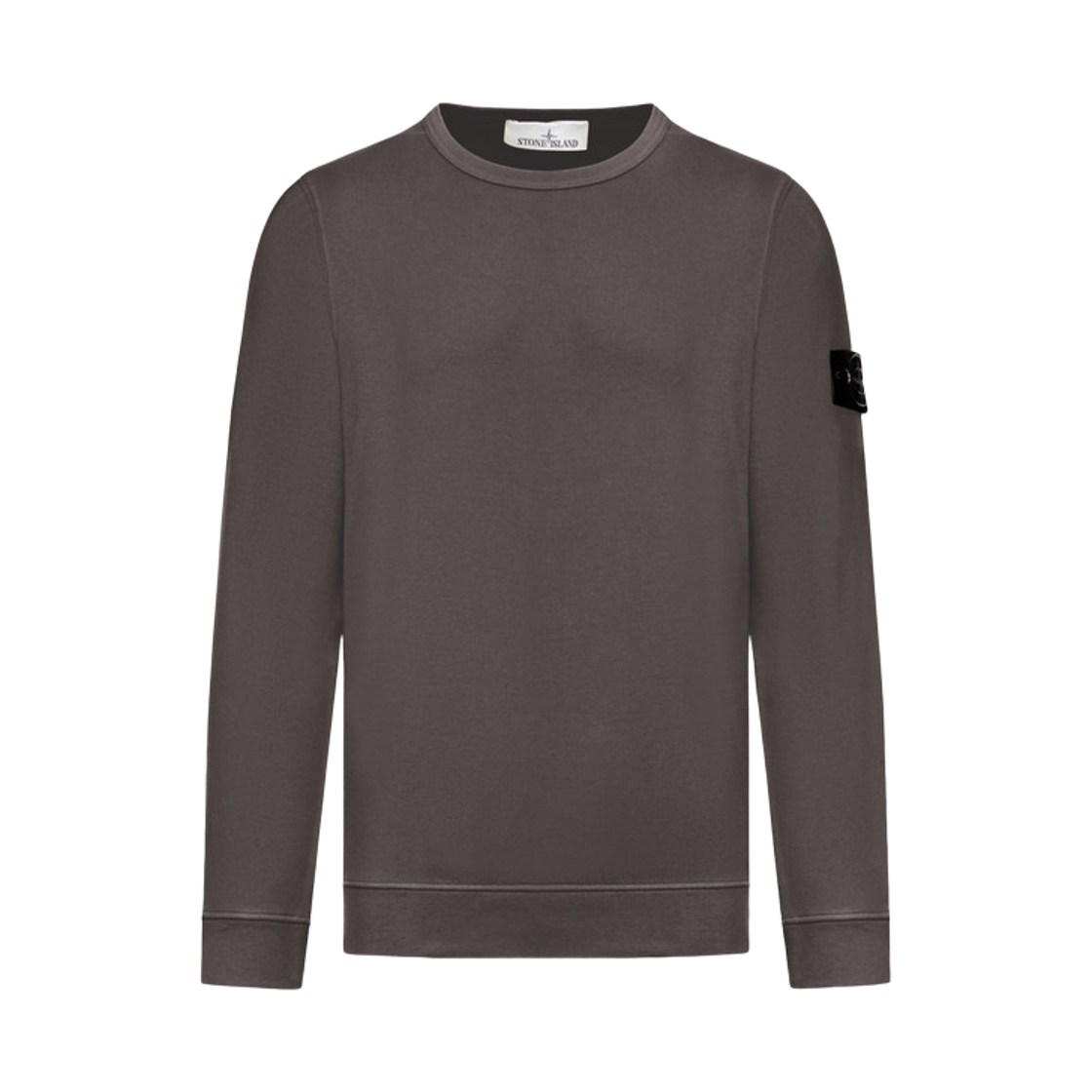 L1S1561000-60S0051-V0065 Stone Island 6100060 Organic Cotton Fleece Regular Fit Crewneck Sweatshirt Charcoal Grey - 26SS