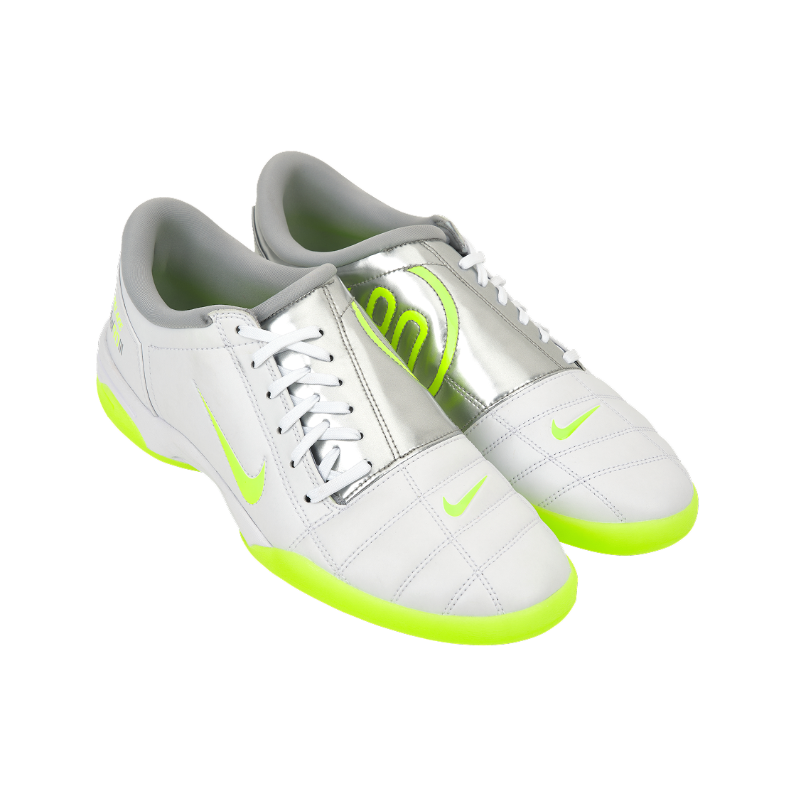 나이키 x 팔라스 토탈 P90 3 슈 화이트 메탈릭 실버 볼트 - 25FW(Nike x Palace Total P90 III Shoe White Metallic Silver Volt - 25FW) - 4