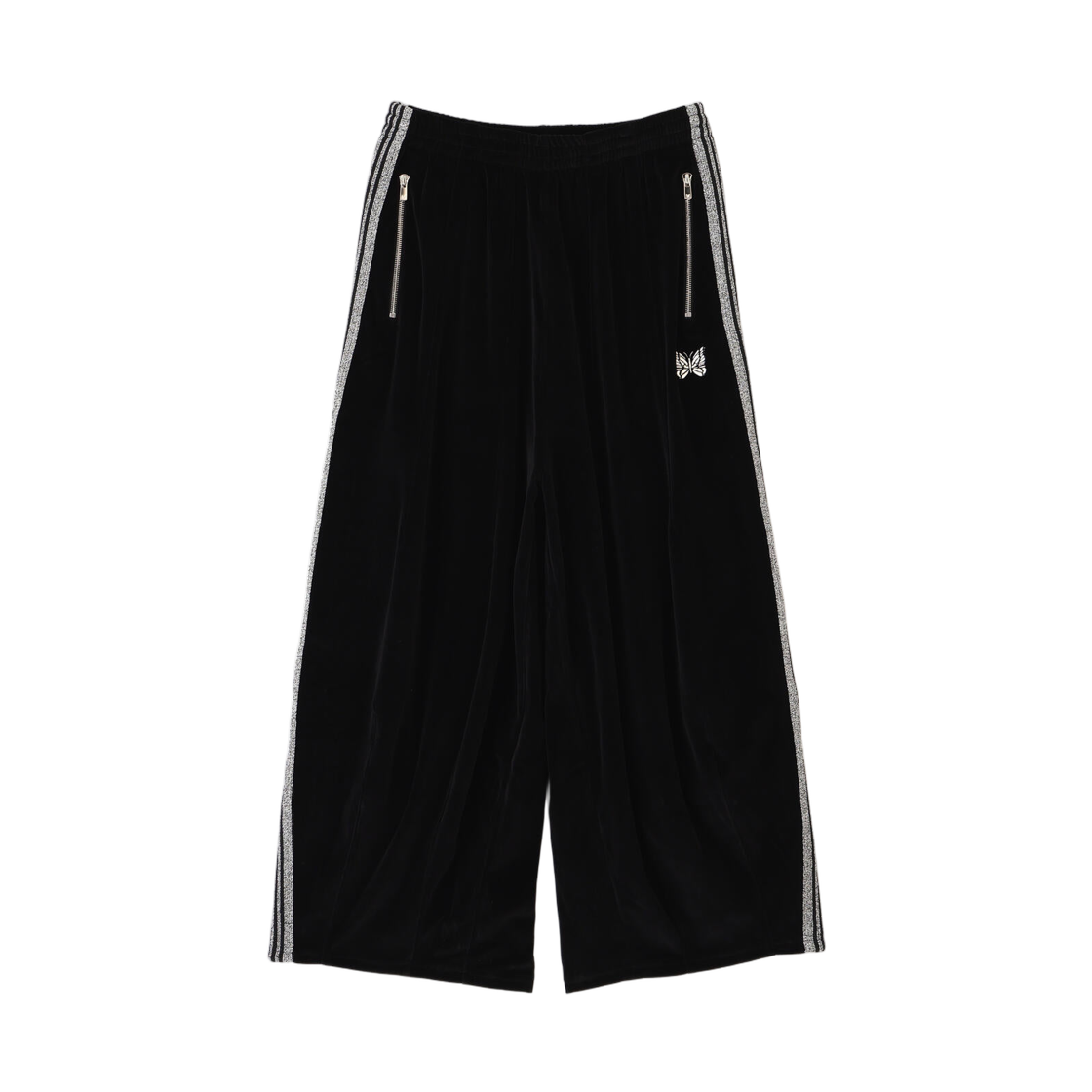 니들스 x LHP H.D. 트랙 팬츠 C/PE 벨루어 블랙