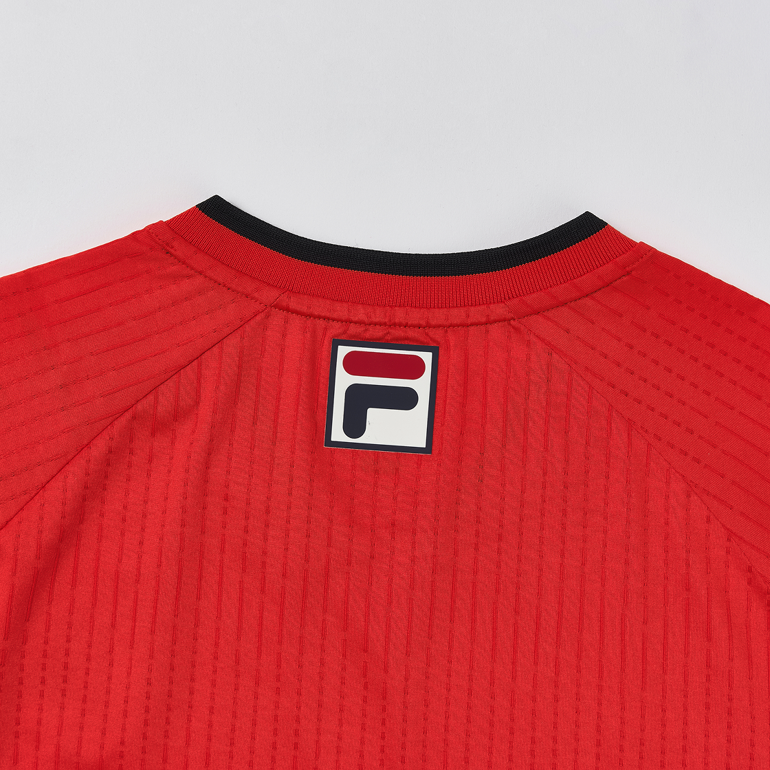 휠라 강원 FC 2025 필드 홈 유니폼 오렌지 (논 마킹 버전)(Fila Gangwon FC 2025 Field Home Uniform Orange (Non Marking Ver.)) - 7