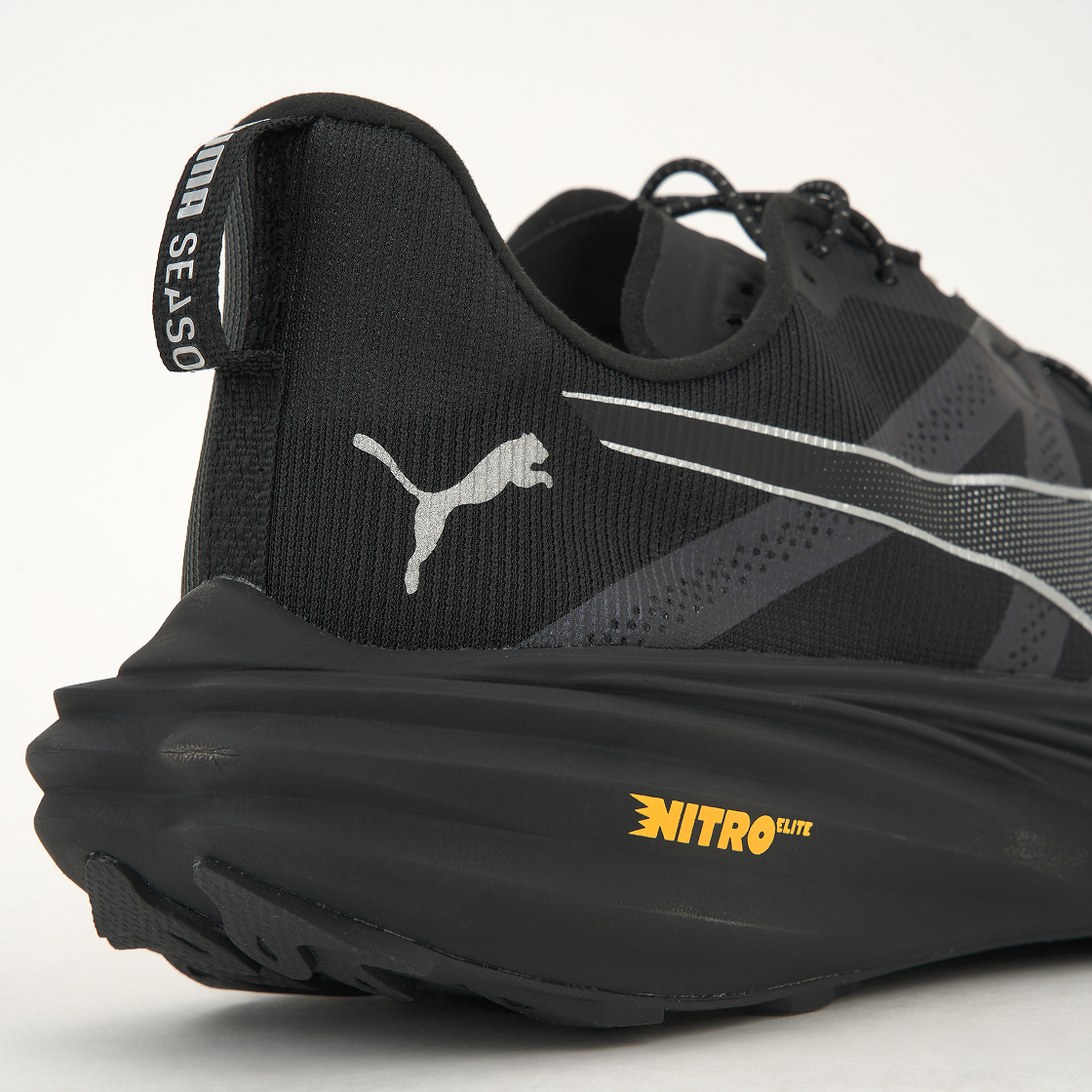 푸마 디비에이트 나이트로 엘리트 트레일 LS 블랙 실버(Puma Deviate Nitro Elite Trail LS Black Silver) - 8