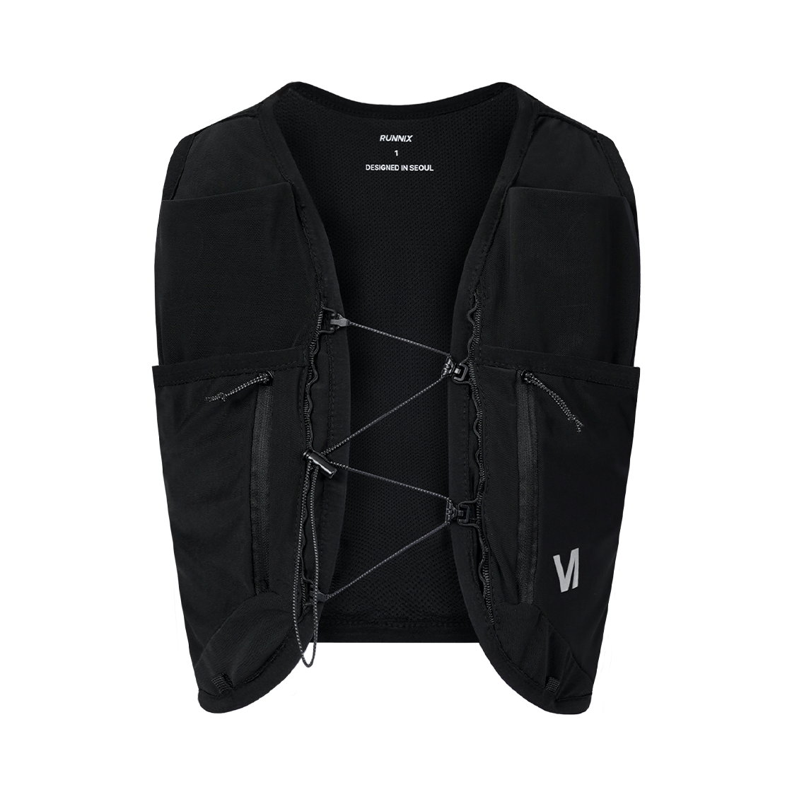 러닉스 트레일러닝 베스트 블랙(RUNNIX Trail Running Vest Black) - 1