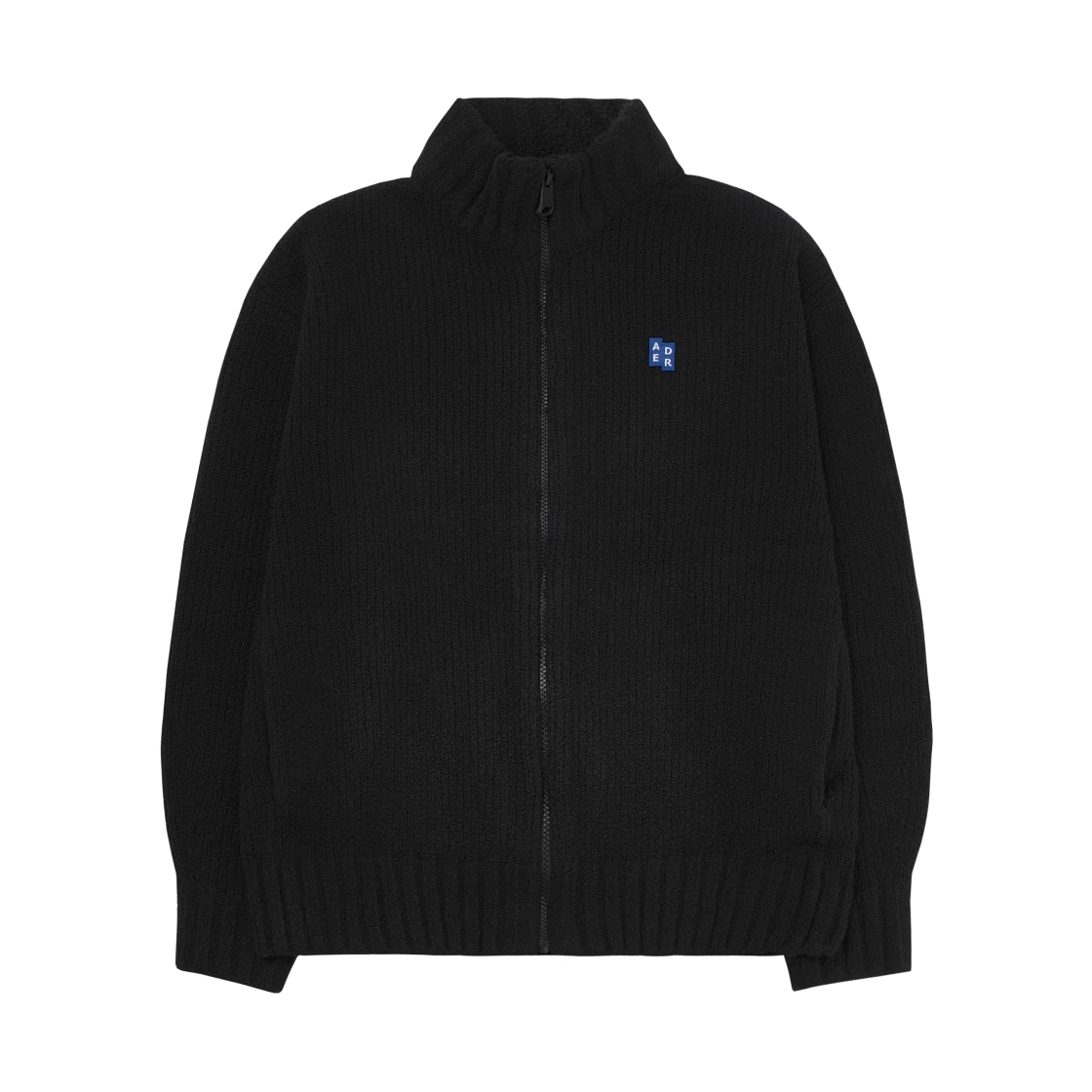 Ader Error Ader Error Sig; TRS/BL Tag Knit Zip-Up 01 Black · XS