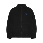 Ader Error Sig; TRS/BL Tag Knit Zip-Up 01 Black