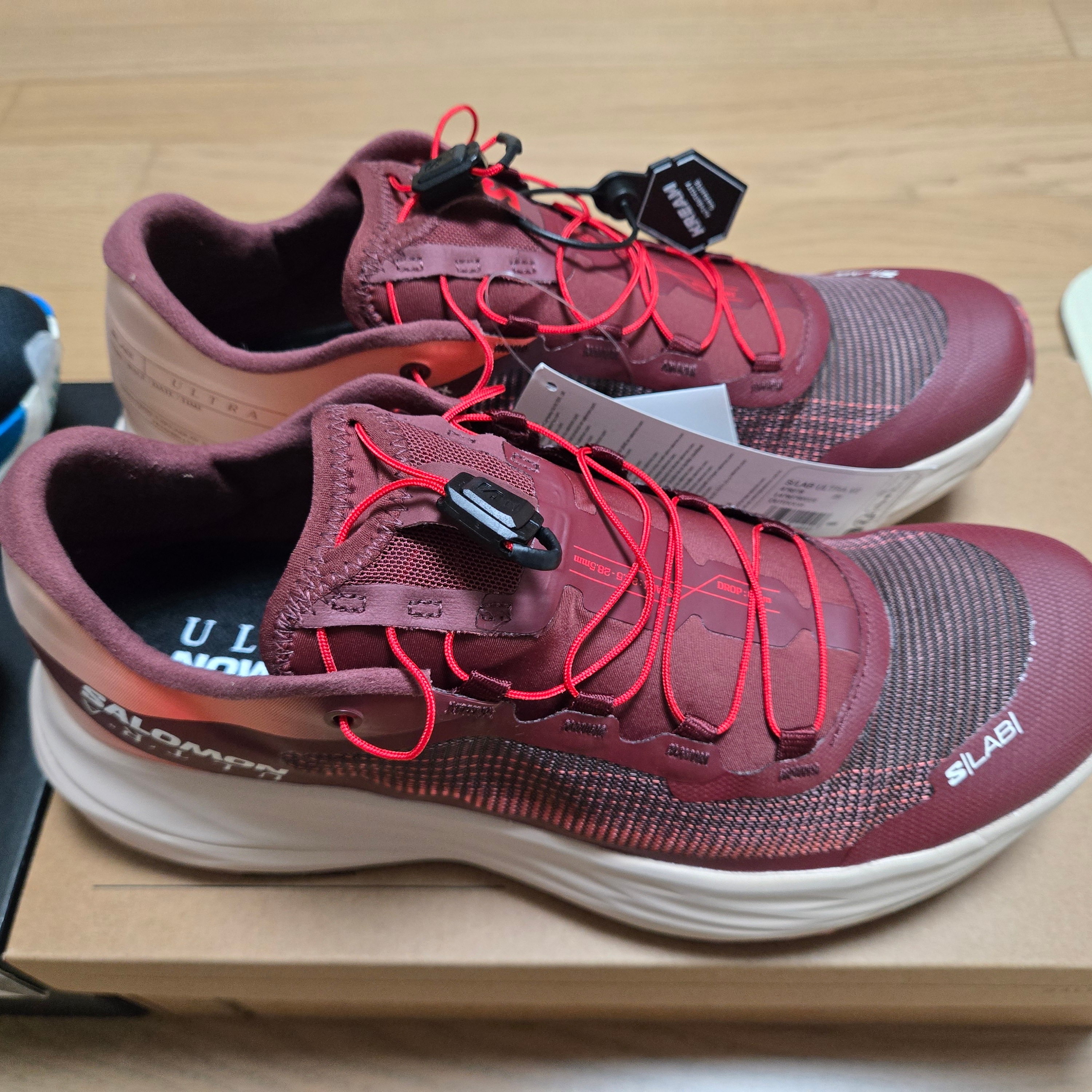 Salomon S/Lab Ultra V2 Andorra Burnt Sienna 착용 스타일 - 2