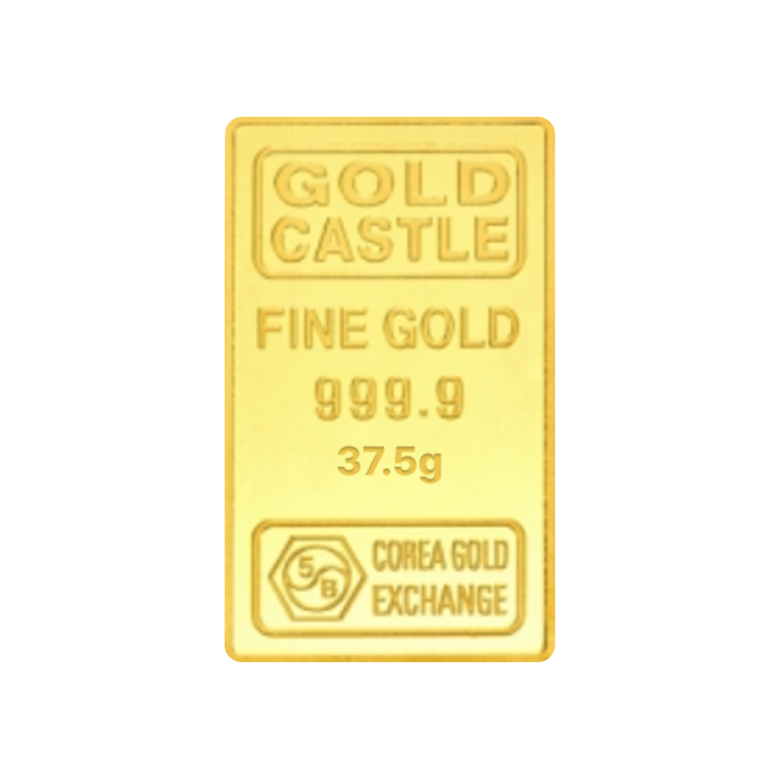 - Gold The Three Major Hallmarks Gold Bar 37.5g (Random Design)