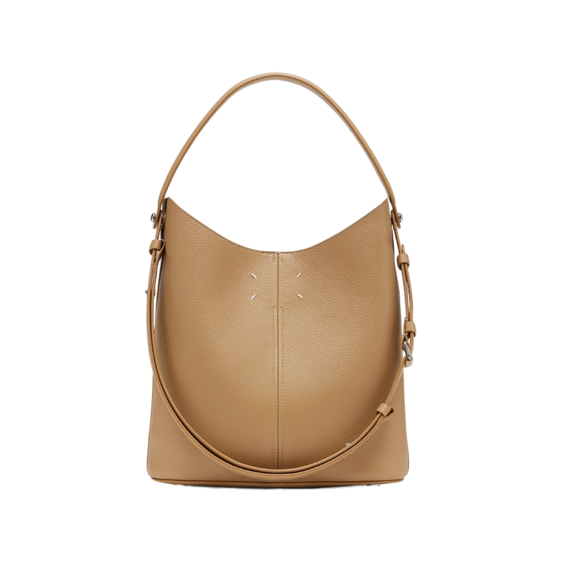 SB2WD0096P7268HB318 Maison Margiela Dress-Age Hobo Bag Camel
