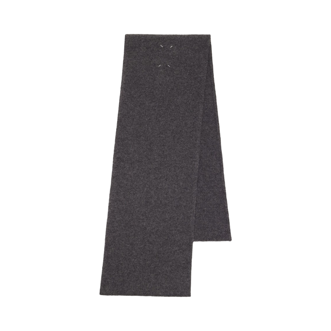 S50TE0107M13091859M Maison Margiela Felted Wool Muffler Dark grey