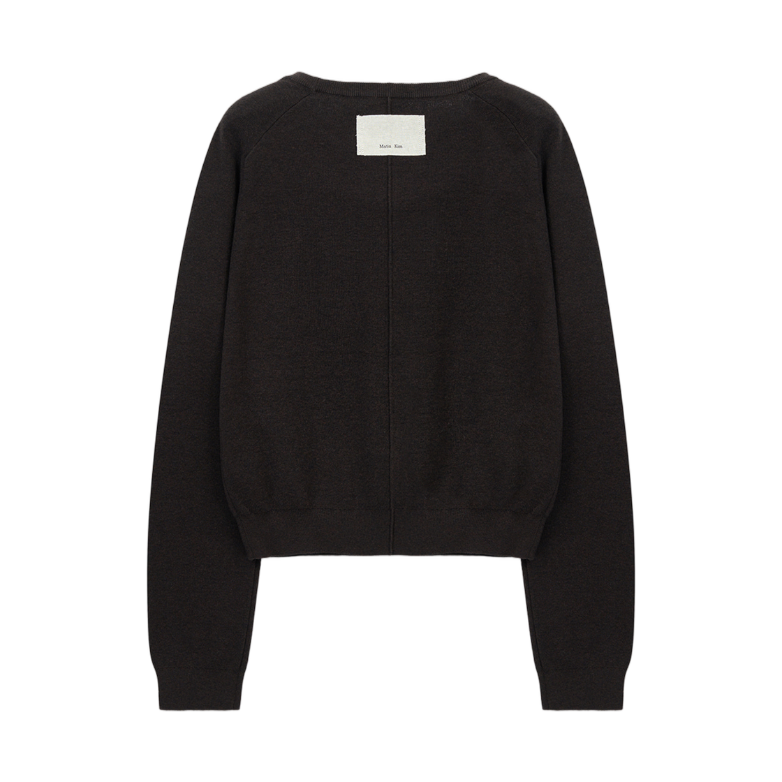 마뗑킴 래글런 슬리브 니트 풀오버 다크 브라운(Matin Kim Raglan Sleeve Knit Pullover In Dark Brown) - 2