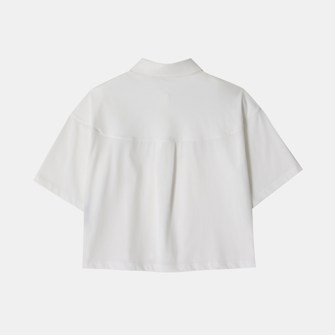 (W) 송지오 지제로 오픈 카라 티셔츠 화이트((W) SONGZIO ZZEROOpen Collar T Shirt White) - 2