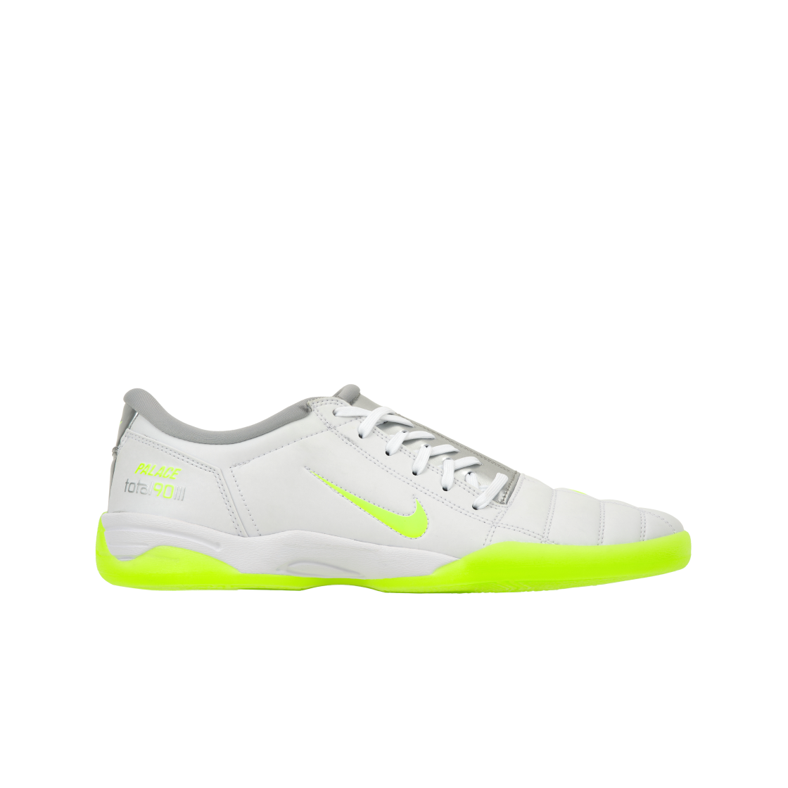 나이키 x 팔라스 토탈 P90 3 슈 화이트 메탈릭 실버 볼트 - 25FW(Nike x Palace Total P90 III Shoe White Metallic Silver Volt - 25FW) - 1