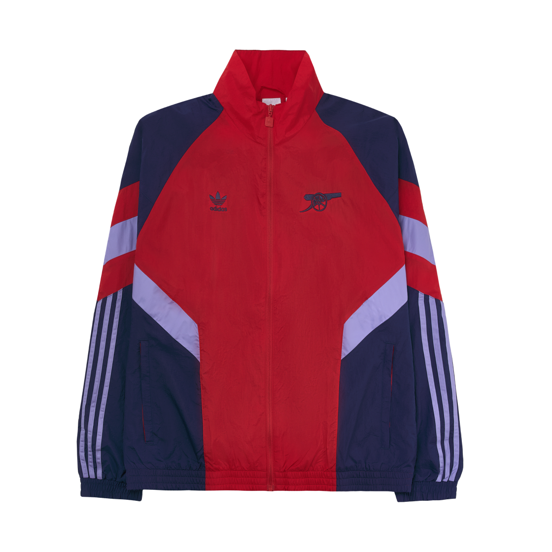 아디다스 아스널 오리지널스 트랙탑 베러 스칼렛 나이트 스카이 - KR 사이즈(Adidas Arsenal Originals Track Top Better Scarlet Night Sky - KR Sizing)