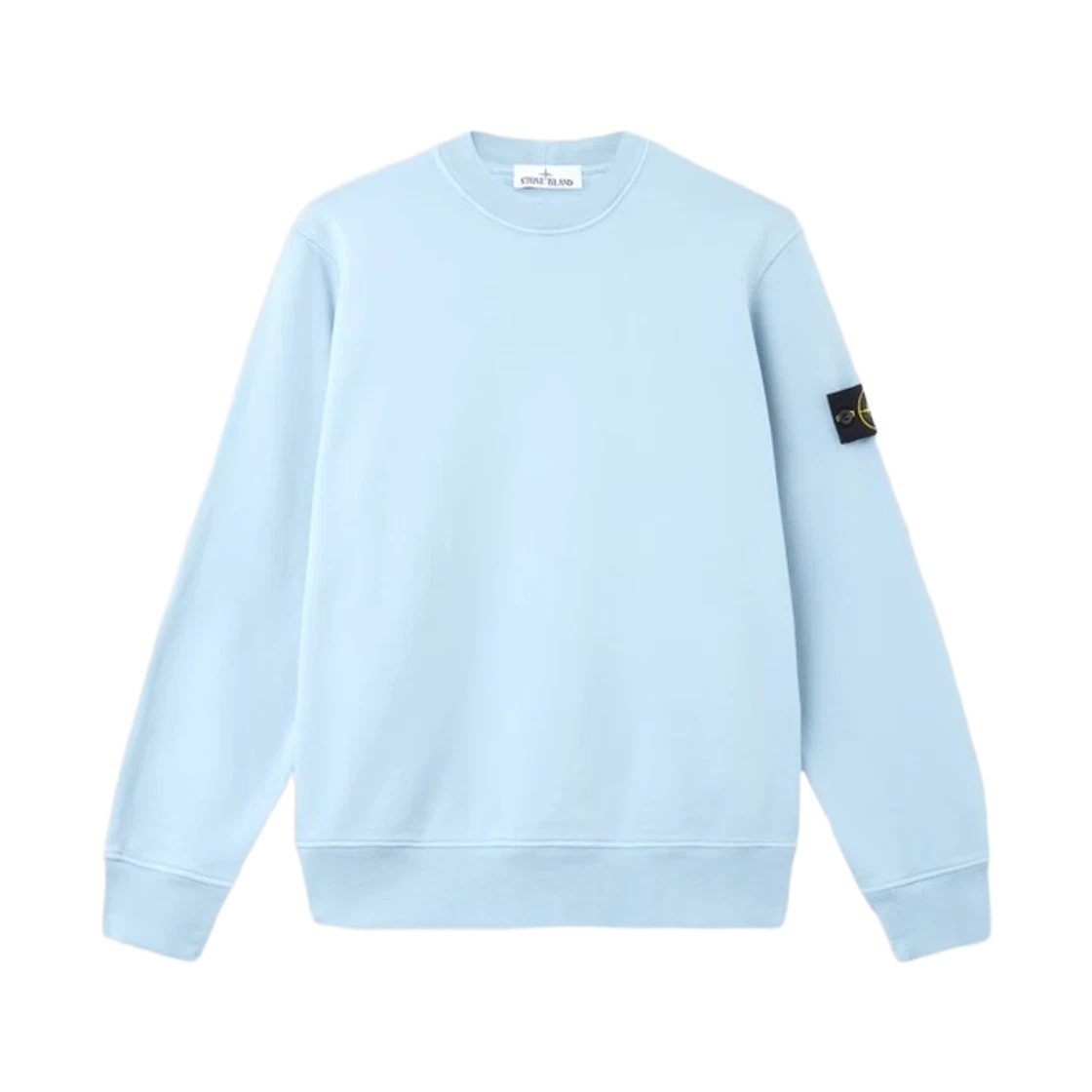 Stone Island Stone Island 6100060 Organic Cotton Fleece Regular Fit Crewneck Sweatshirt Dust Blue - 26SS · L