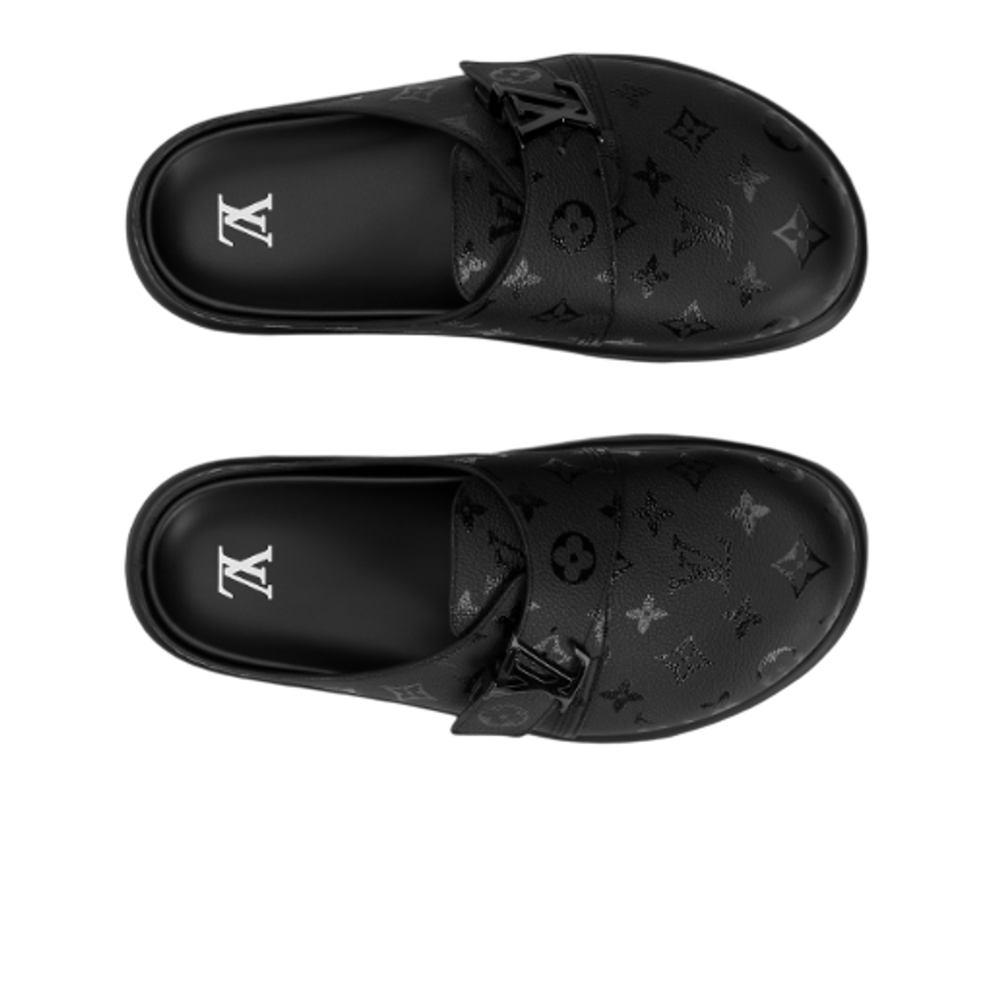 루이비통 LV 이지 뮬 블랙(Louis Vuitton LV Easy Mule Black) - 2