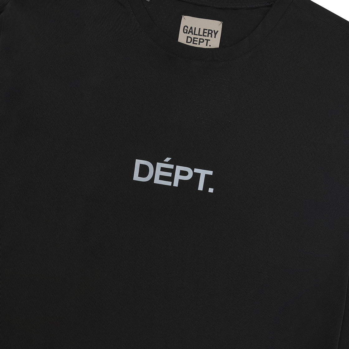 갤러리 디파트먼트 액티브 피트니스 롱슬리브 티셔츠 블랙(Gallery Dept. Active Fitness LS T-Shirt Black) - 3